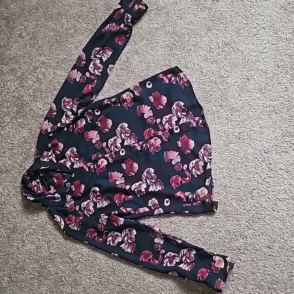 Banana Republic floral top xs